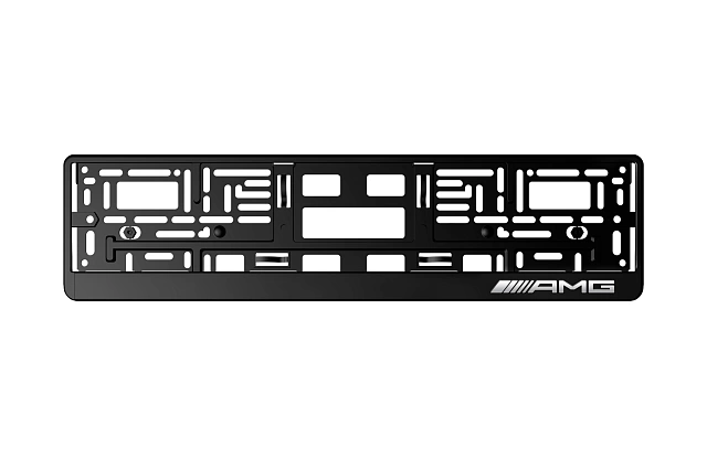 Рамка автомобильного номера автостандарт рельеф AMG