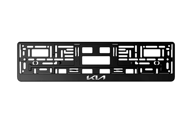 Рамка автомобильного номера автостандарт рельеф KIA