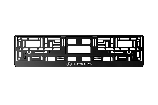 Рамка автомобильного номера автостандарт рельеф LEXUS